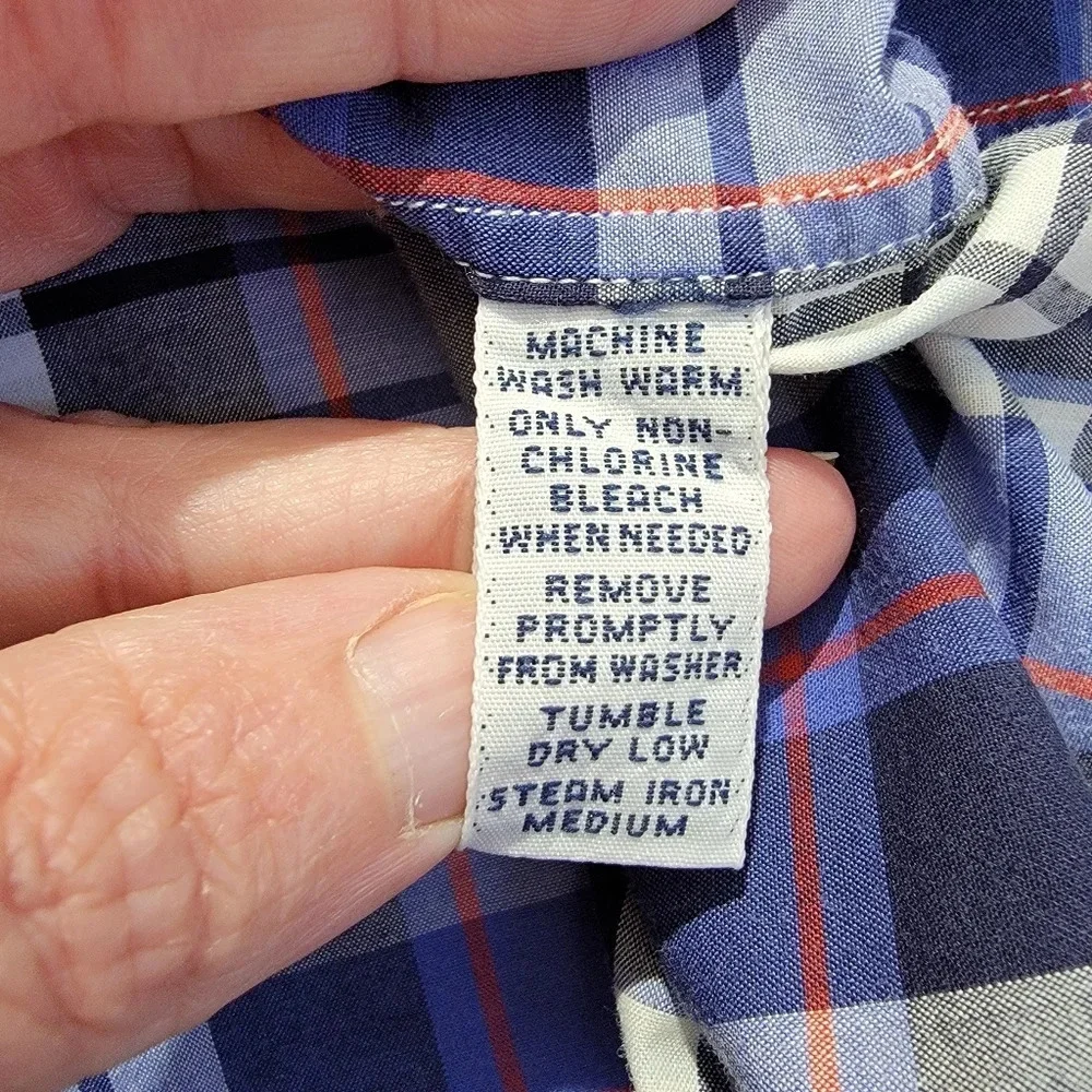 Polo Ralph Lauren Andy Camp Mens Blue Plaid Button Up Pocket Preppy Size XXL